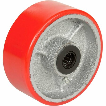 GLOBAL INDUSTRIAL 5in x 2in Polyurethane Wheel, Axle Size 1/2in 748725A
